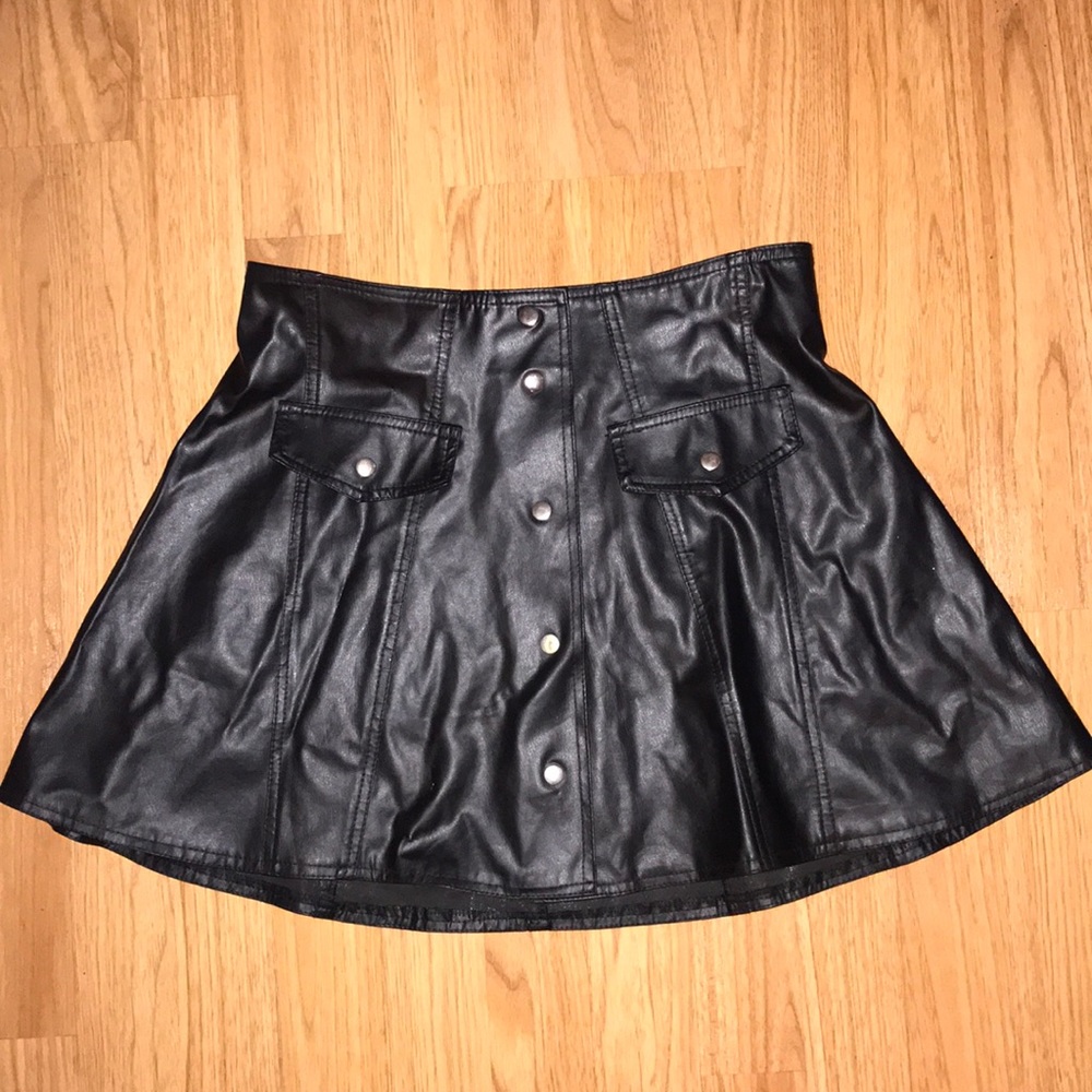 Leather Skirt